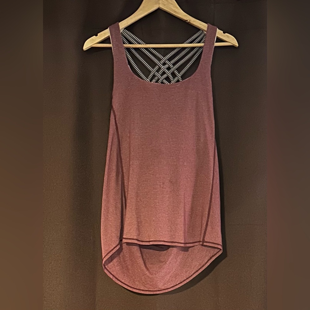 Lululemon Burgundy Tank Top